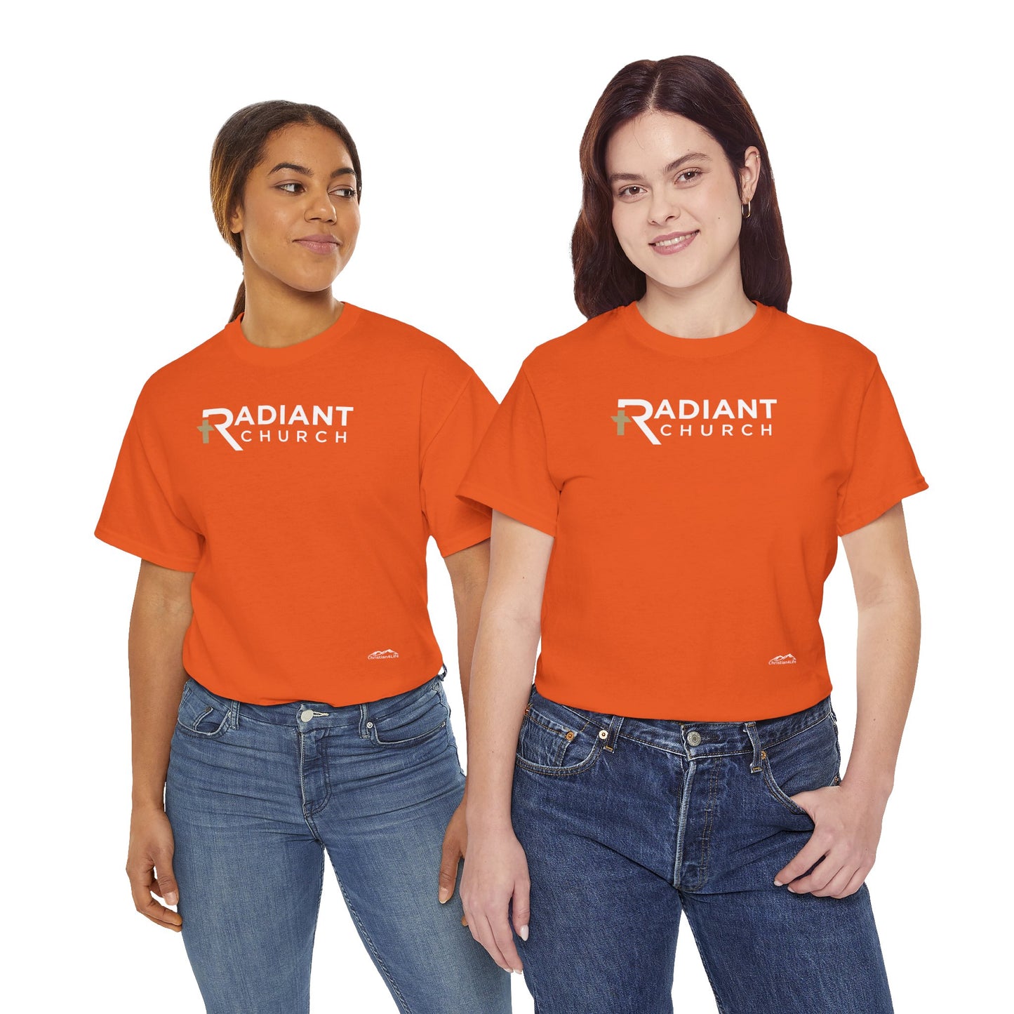Radiant Church Unisex Cotton Tee | Comfortable Casual Wear, Faith-Based Apparel, Church Events, Gift for Believers, Everyday Style