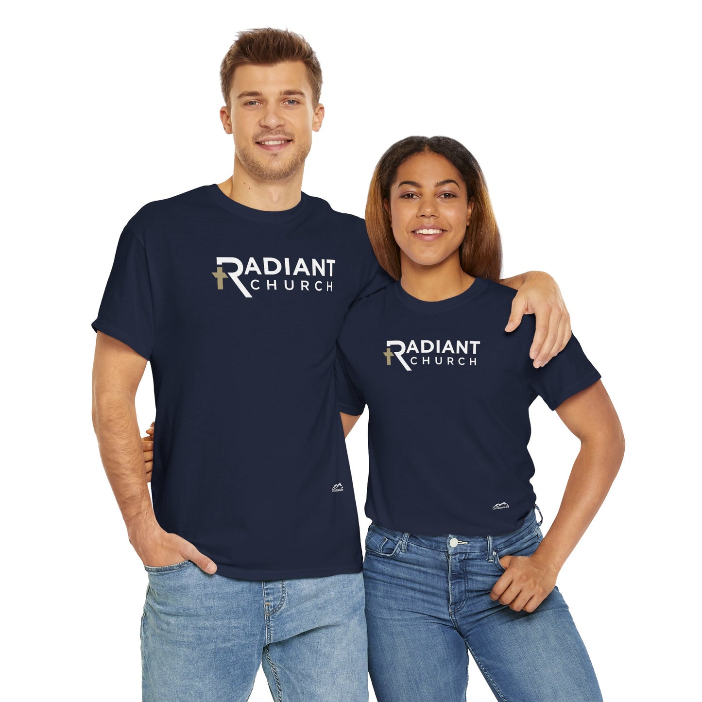 Radiant Church Unisex Cotton Tee | Comfortable Casual Wear, Faith-Based Apparel, Church Events, Gift for Believers, Everyday Style