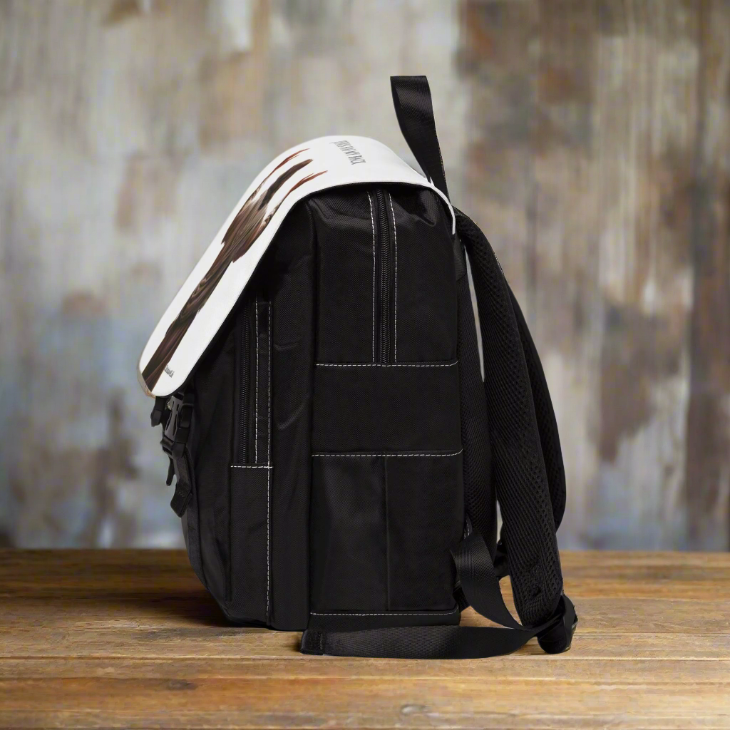 ’Jesus Has My Back’ Unisex Casual Shoulder Backpack Backpack-Purse (white) One size - Bags