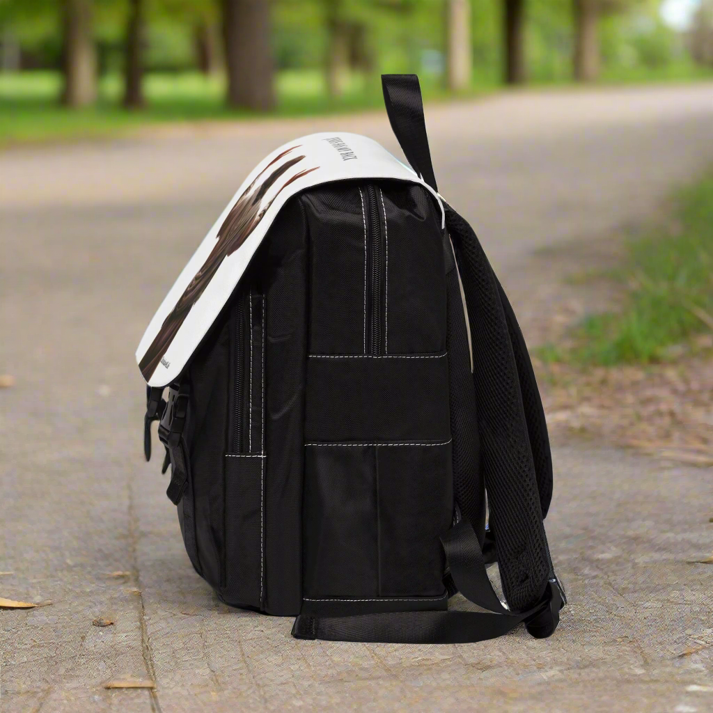 ’Jesus Has My Back’ Unisex Casual Shoulder Backpack Backpack-Purse (white) One size - Bags
