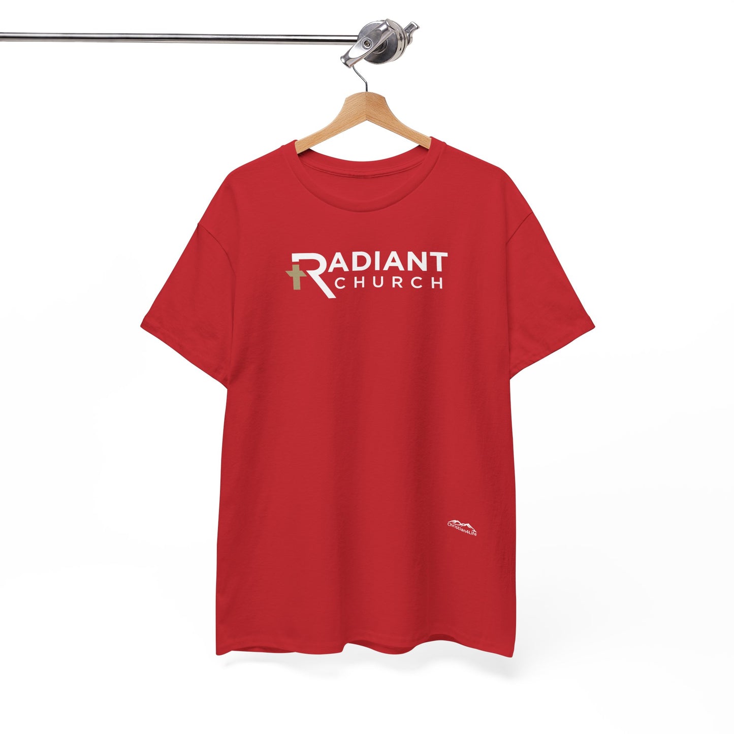 Radiant Church Unisex Cotton Tee | Comfortable Casual Wear, Faith-Based Apparel, Church Events, Gift for Believers, Everyday Style
