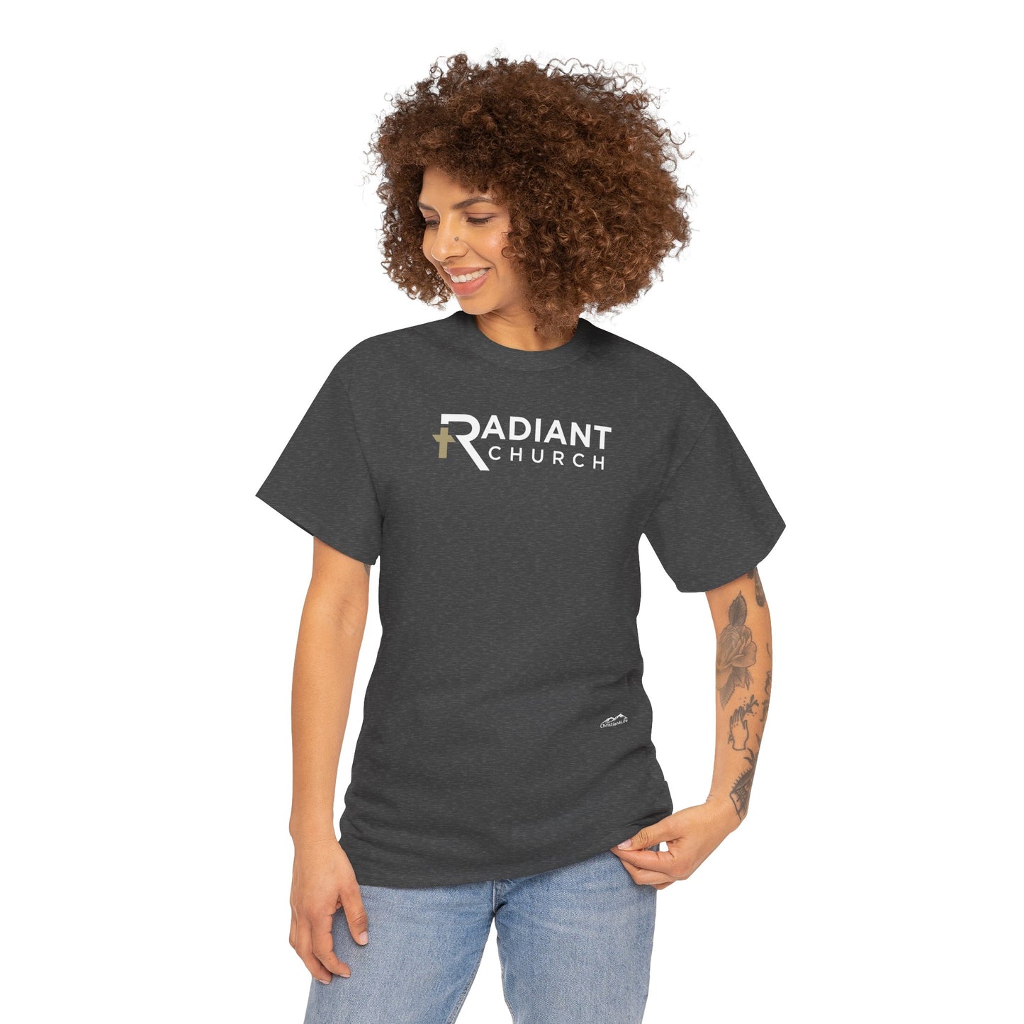 Radiant Church Unisex Cotton Tee | Comfortable Casual Wear, Faith-Based Apparel, Church Events, Gift for Believers, Everyday Style