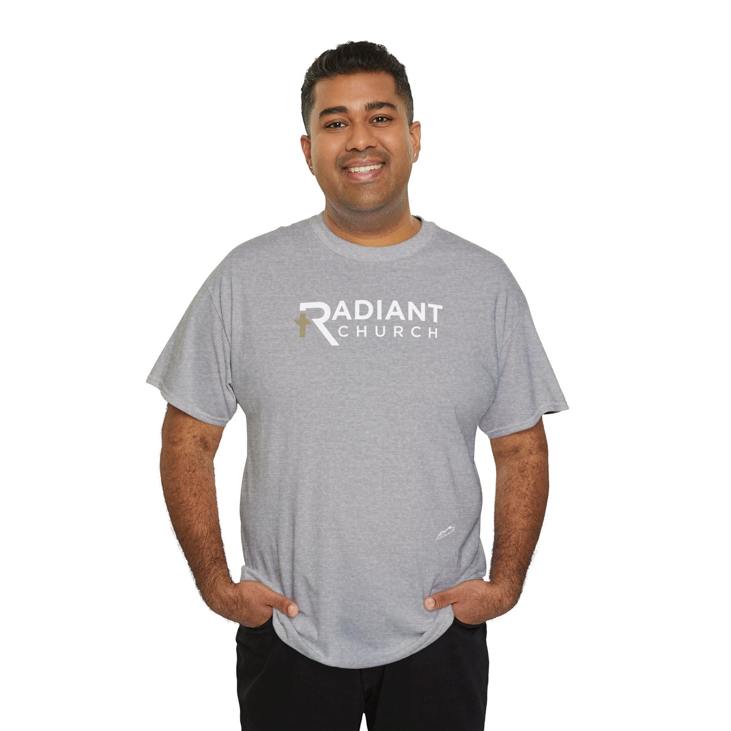Radiant Church Unisex Cotton Tee | Comfortable Casual Wear, Faith-Based Apparel, Church Events, Gift for Believers, Everyday Style
