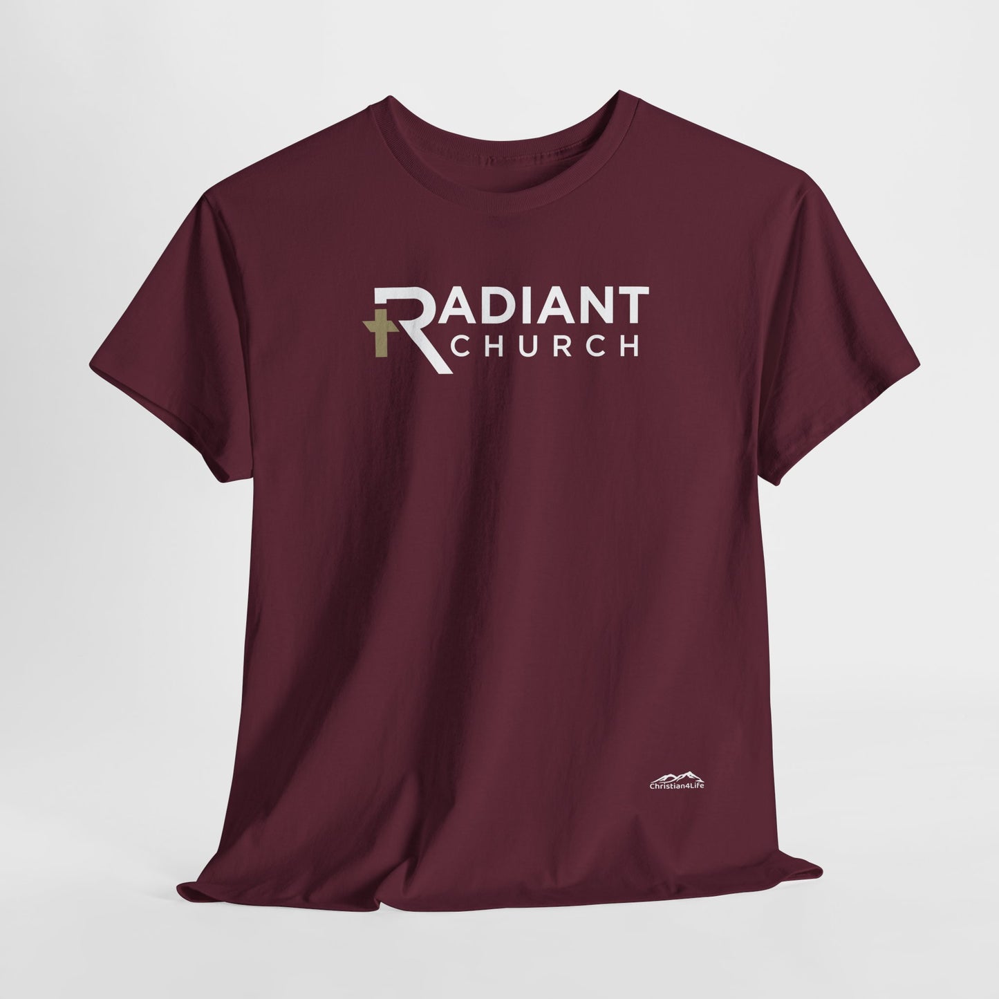 Radiant Church Unisex Cotton Tee | Comfortable Casual Wear, Faith-Based Apparel, Church Events, Gift for Believers, Everyday Style
