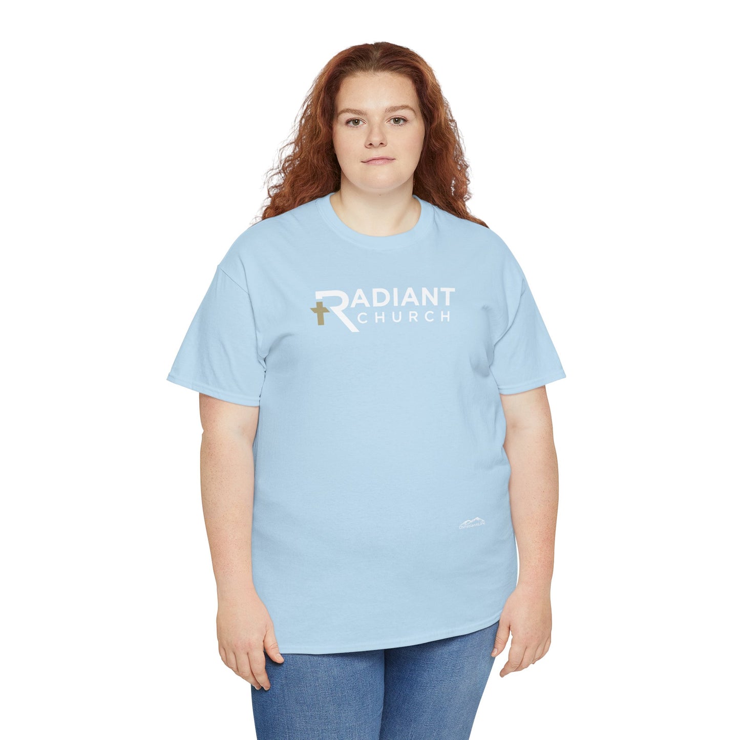 Radiant Church Unisex Cotton Tee | Comfortable Casual Wear, Faith-Based Apparel, Church Events, Gift for Believers, Everyday Style