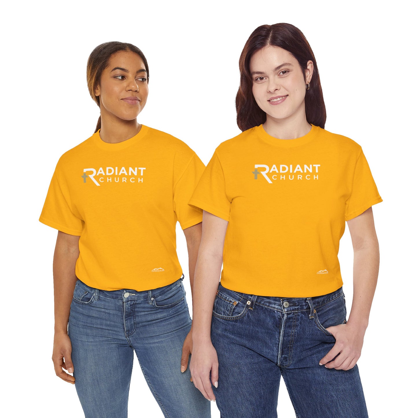 Radiant Church Unisex Cotton Tee | Comfortable Casual Wear, Faith-Based Apparel, Church Events, Gift for Believers, Everyday Style