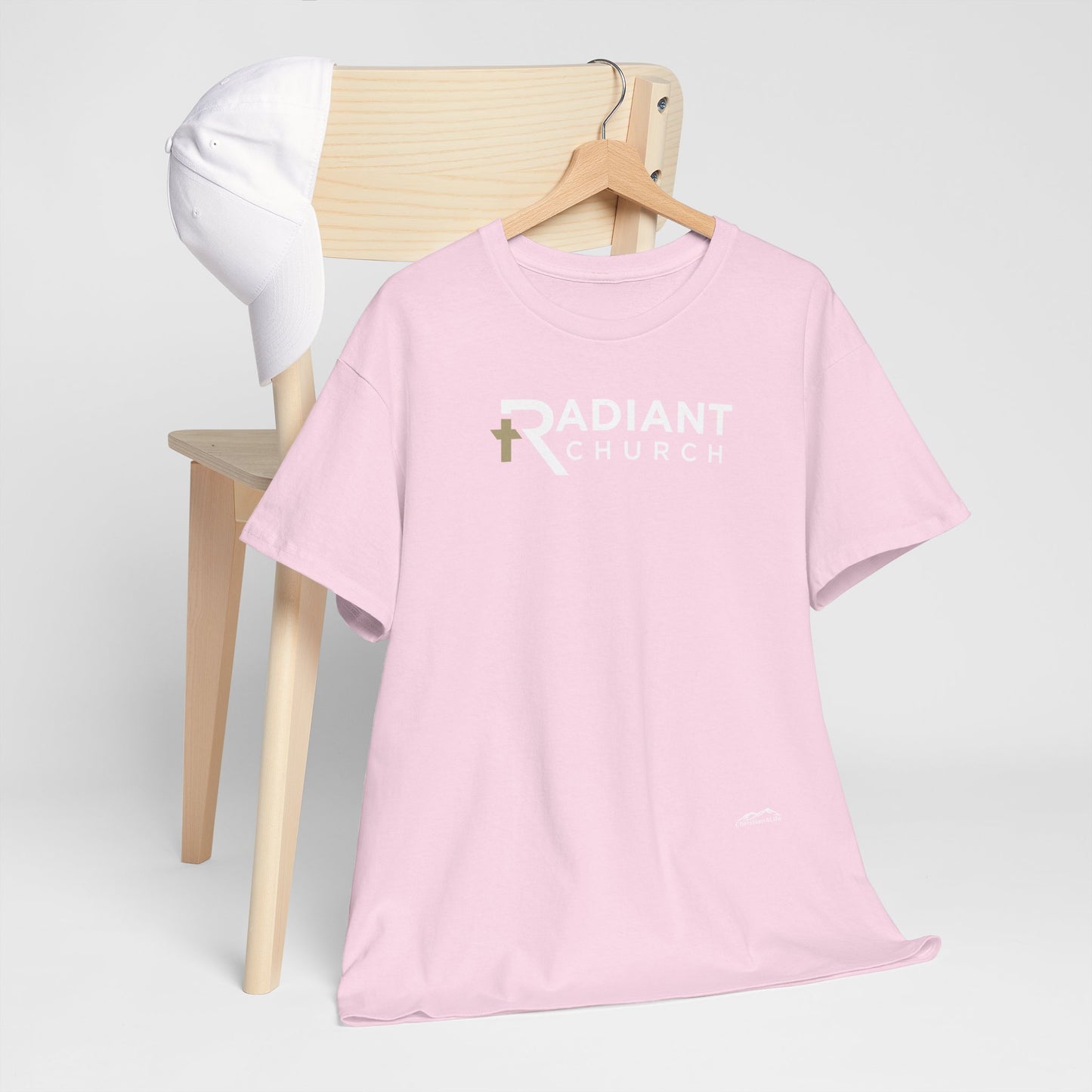 Radiant Church Unisex Cotton Tee | Comfortable Casual Wear, Faith-Based Apparel, Church Events, Gift for Believers, Everyday Style