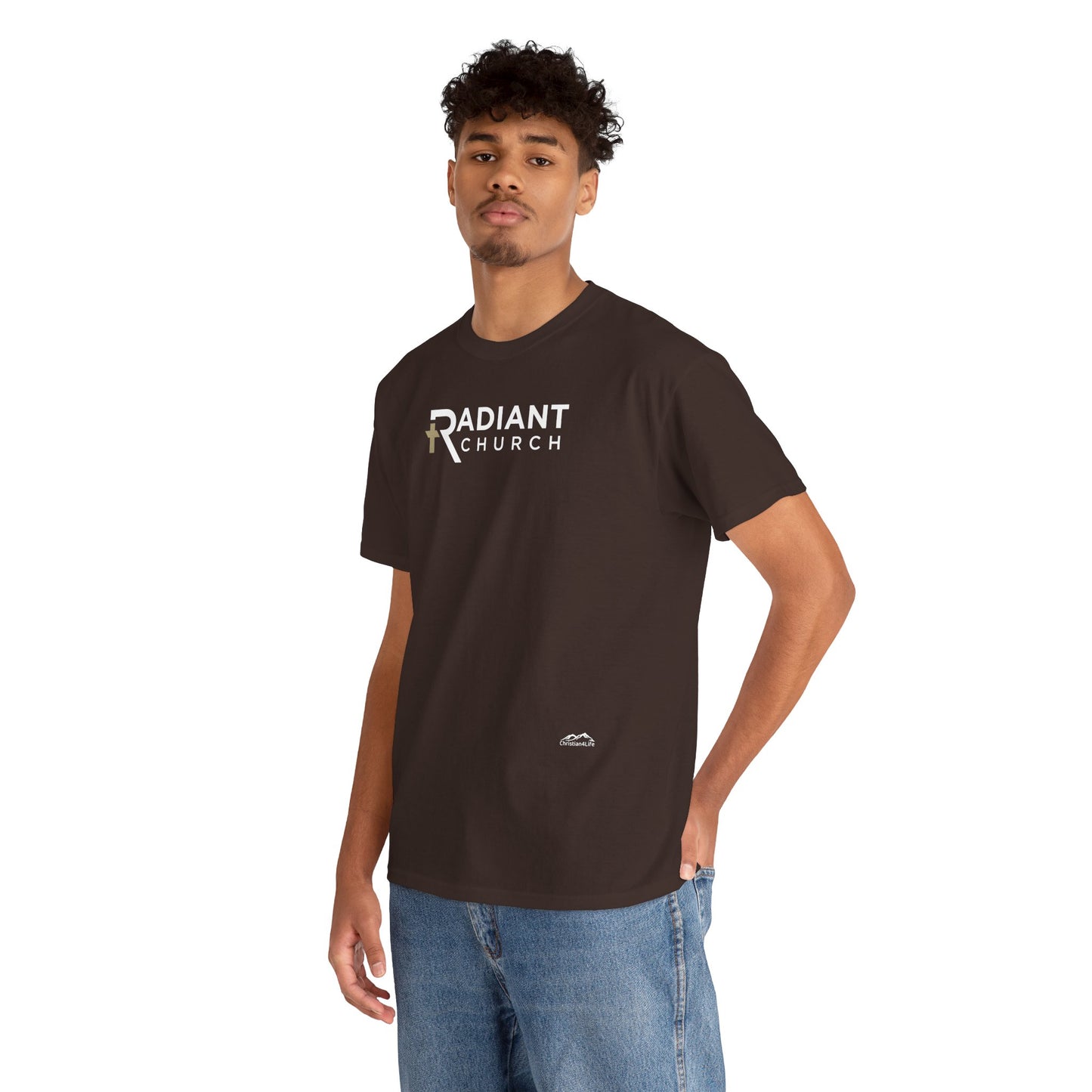 Radiant Church Unisex Cotton Tee | Comfortable Casual Wear, Faith-Based Apparel, Church Events, Gift for Believers, Everyday Style