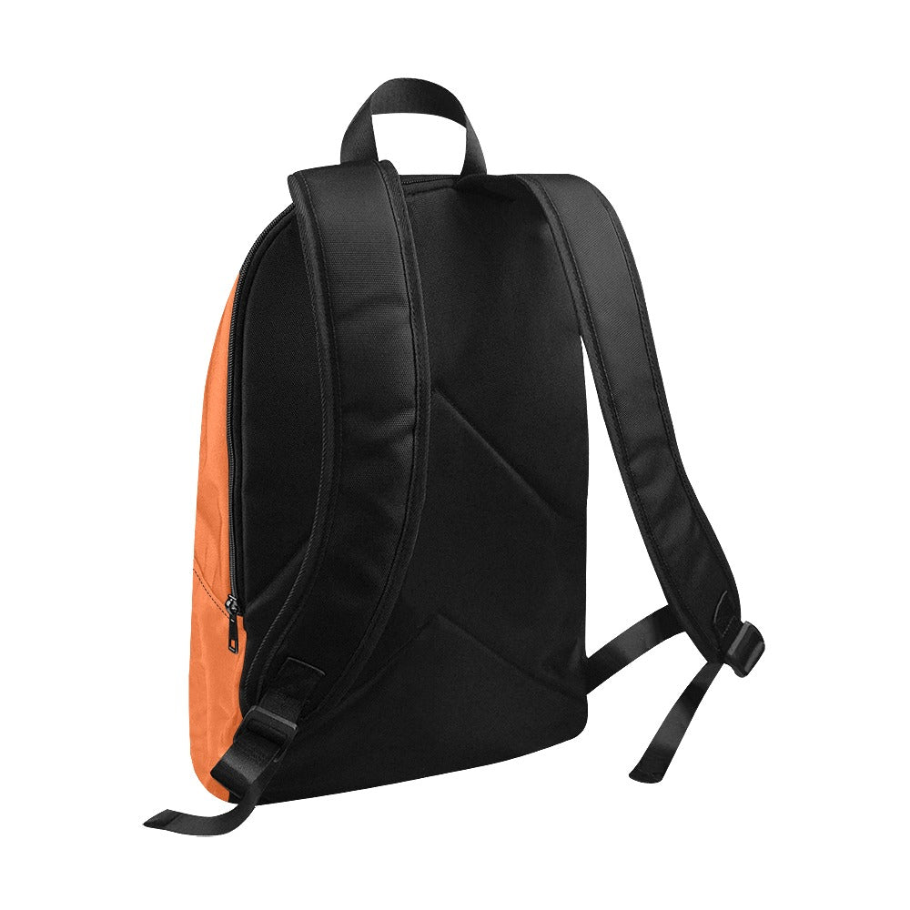 "Jesus Has My Back" Graphic design Christian Backpack (Choose Orange Shade)