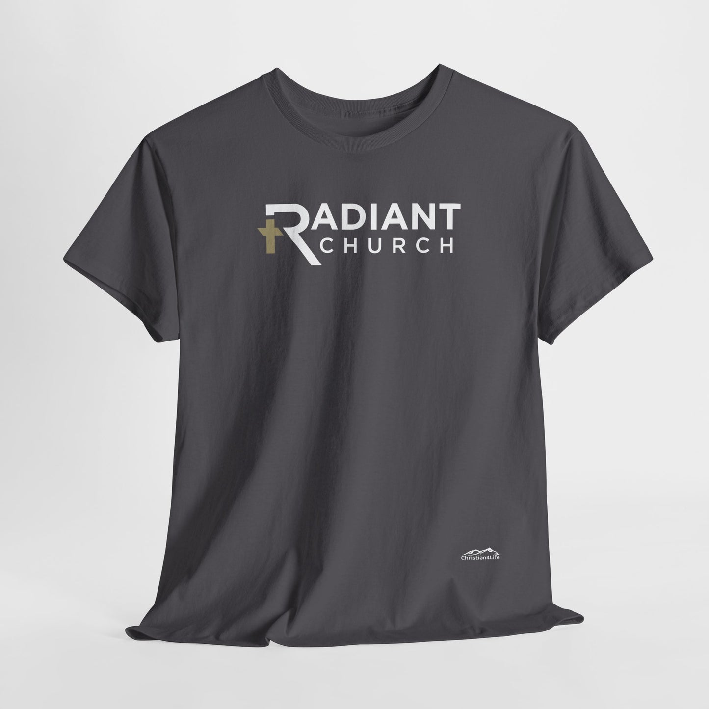Radiant Church Unisex Cotton Tee | Comfortable Casual Wear, Faith-Based Apparel, Church Events, Gift for Believers, Everyday Style