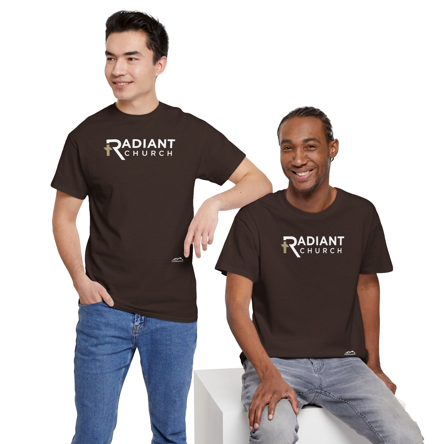 Radiant Church Unisex Cotton Tee | Comfortable Casual Wear, Faith-Based Apparel, Church Events, Gift for Believers, Everyday Style