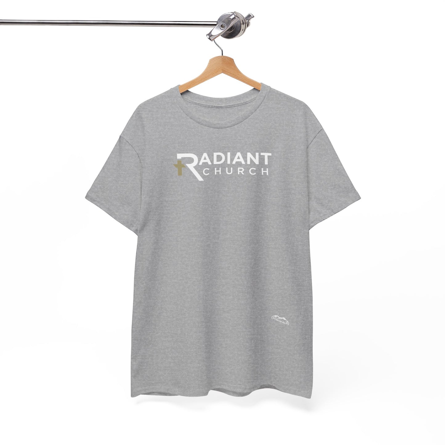 Radiant Church Unisex Cotton Tee | Comfortable Casual Wear, Faith-Based Apparel, Church Events, Gift for Believers, Everyday Style