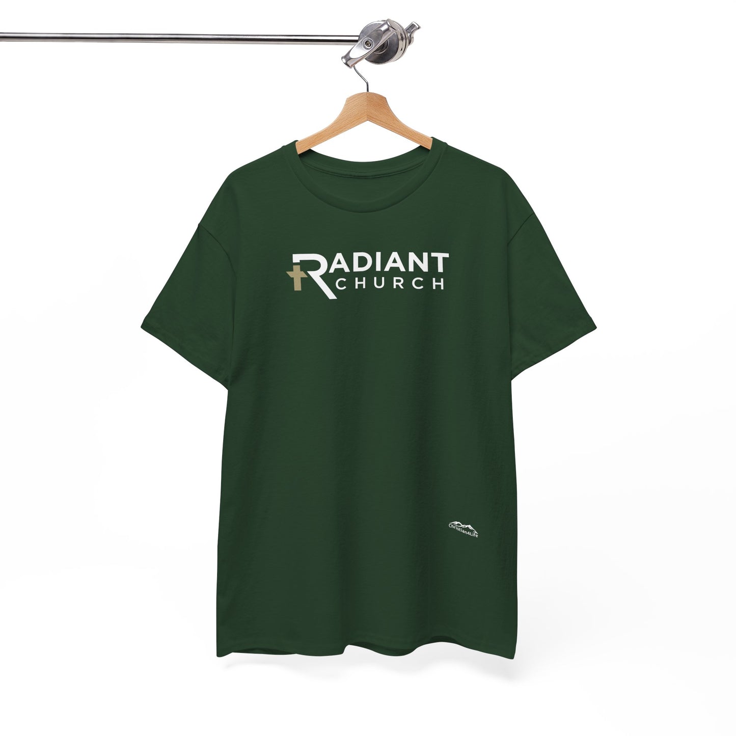 Radiant Church Unisex Cotton Tee | Comfortable Casual Wear, Faith-Based Apparel, Church Events, Gift for Believers, Everyday Style