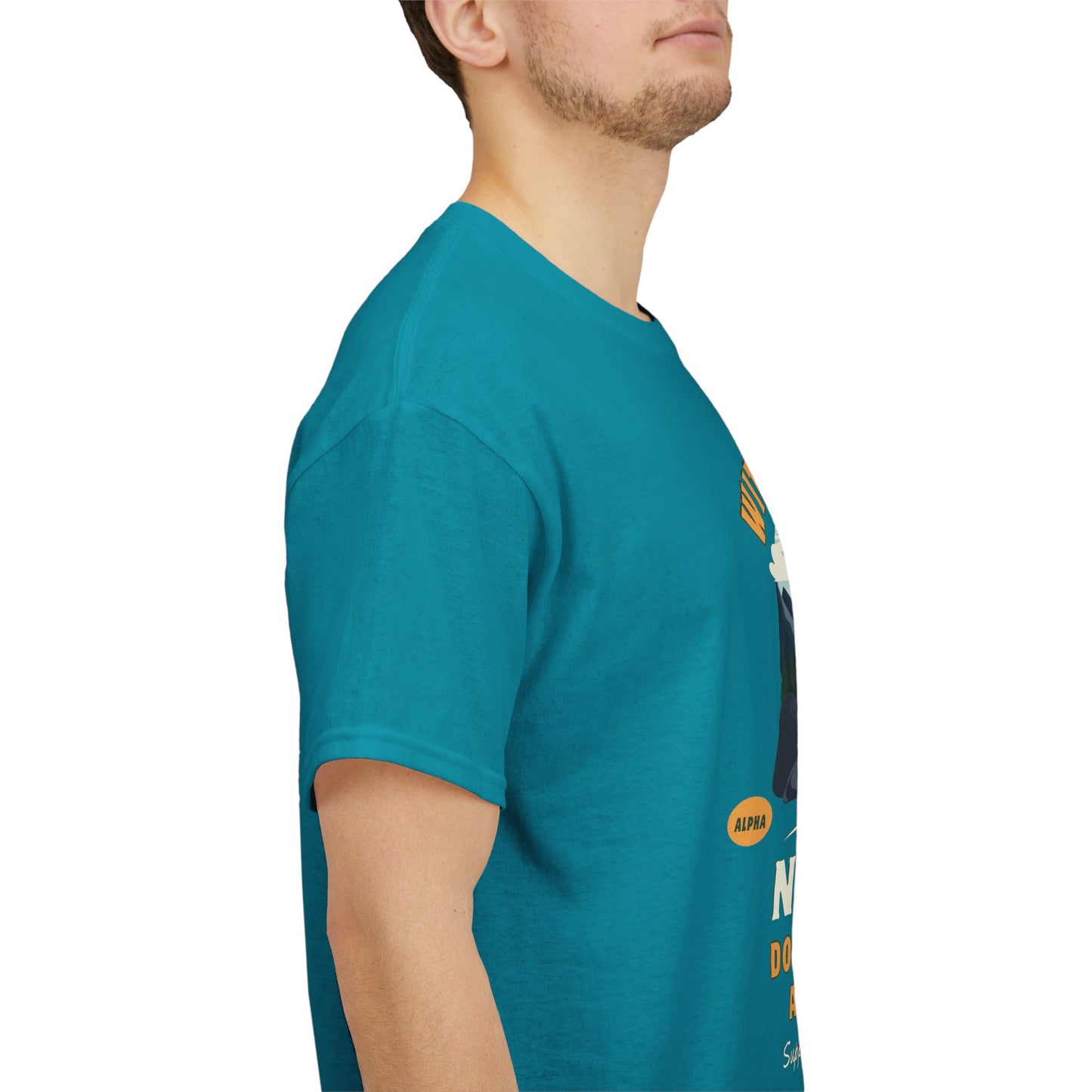 Unisex "With God Nature doesn't need a mother" Heavy Cotton Christian Tee