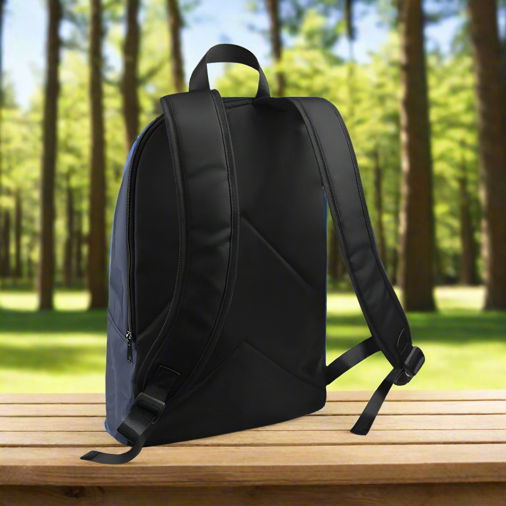 "Jesus Has My Back" design Christian Backpack (Choose Blue Shade)