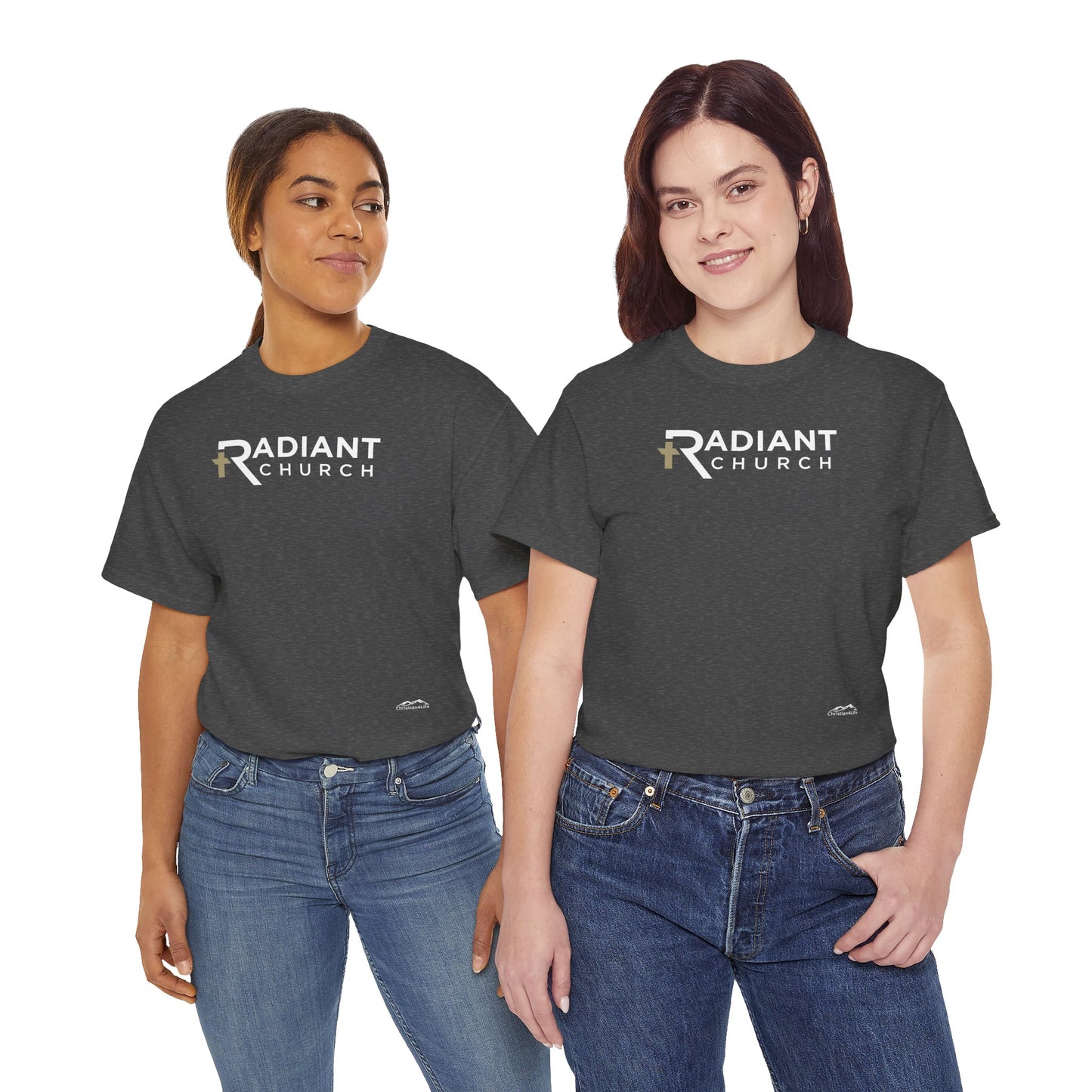 Radiant Church Unisex Cotton Tee | Comfortable Casual Wear, Faith-Based Apparel, Church Events, Gift for Believers, Everyday Style
