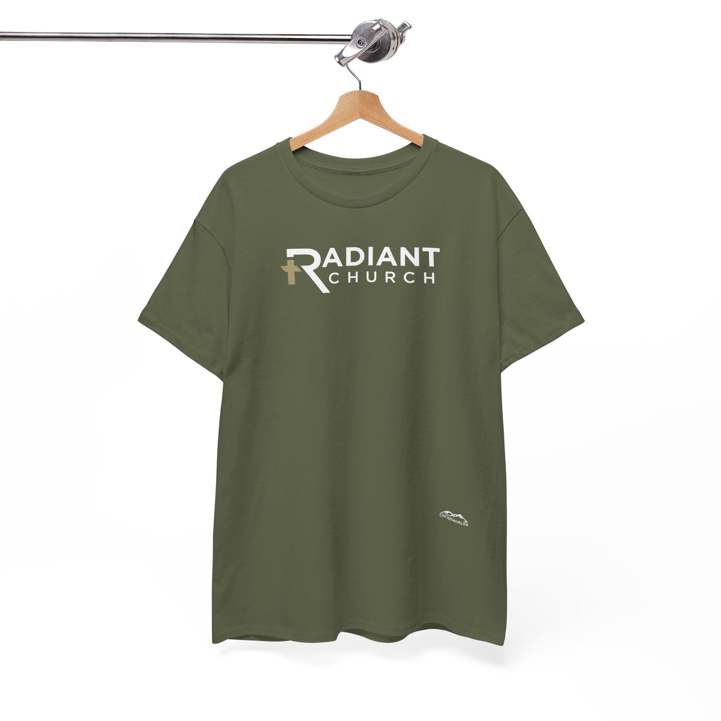 Radiant Church Unisex Cotton Tee | Comfortable Casual Wear, Faith-Based Apparel, Church Events, Gift for Believers, Everyday Style