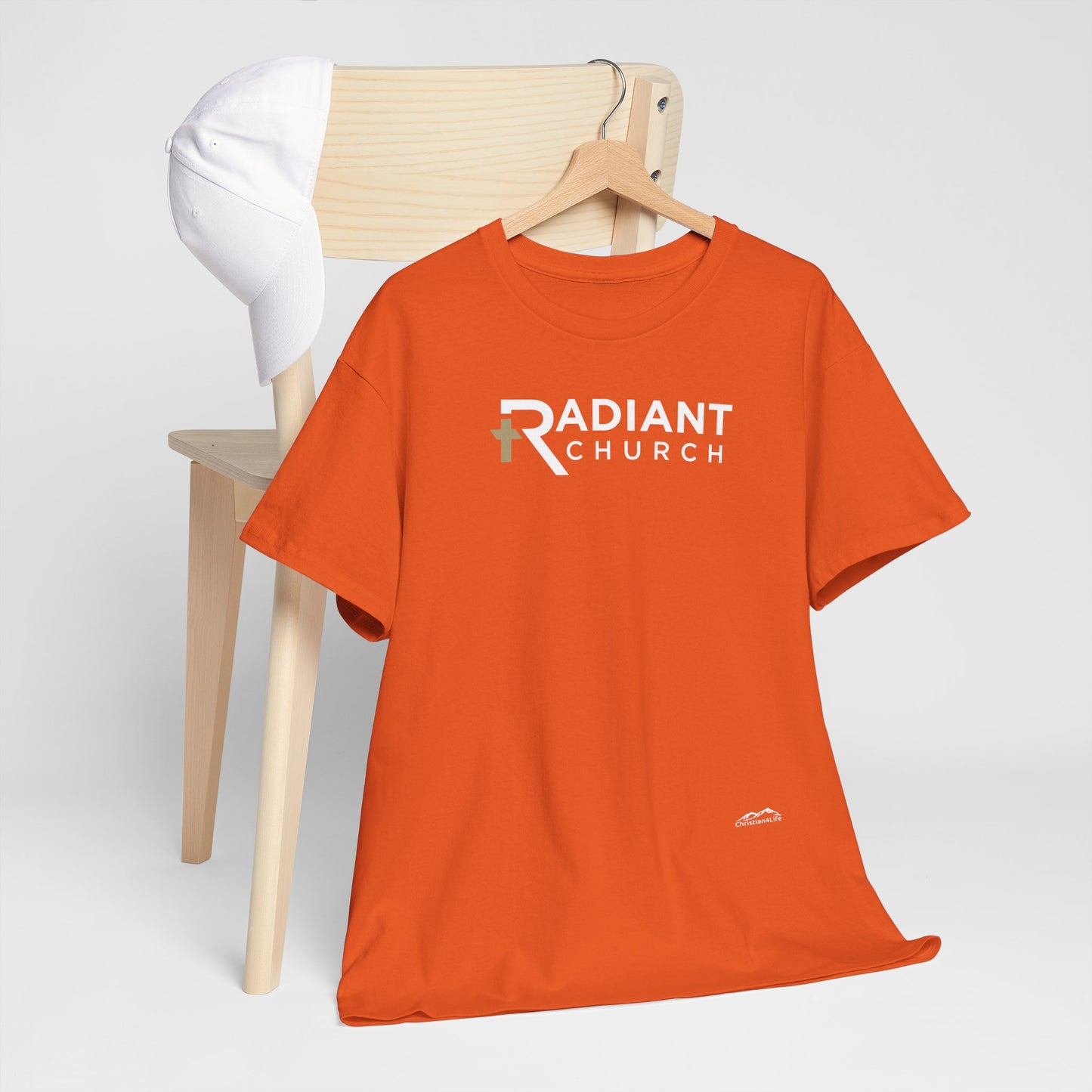 Radiant Church Unisex Cotton Tee | Comfortable Casual Wear, Faith-Based Apparel, Church Events, Gift for Believers, Everyday Style