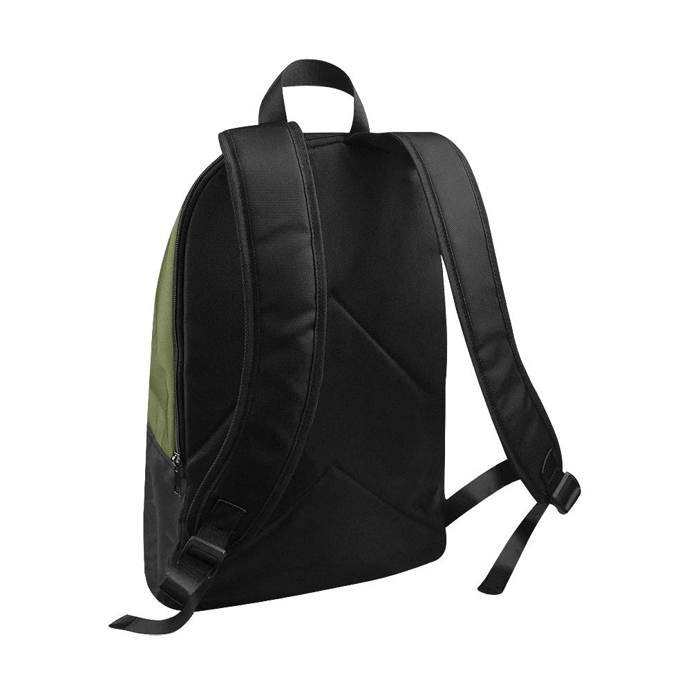 "Jesus Has My Back" Christian Backpack-Black Side Accent (Choose Green or Blue shades)