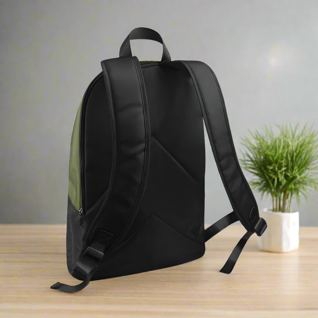 "Jesus Has My Back" Christian Backpack-Black Side Accent (Choose Green or Blue shades)