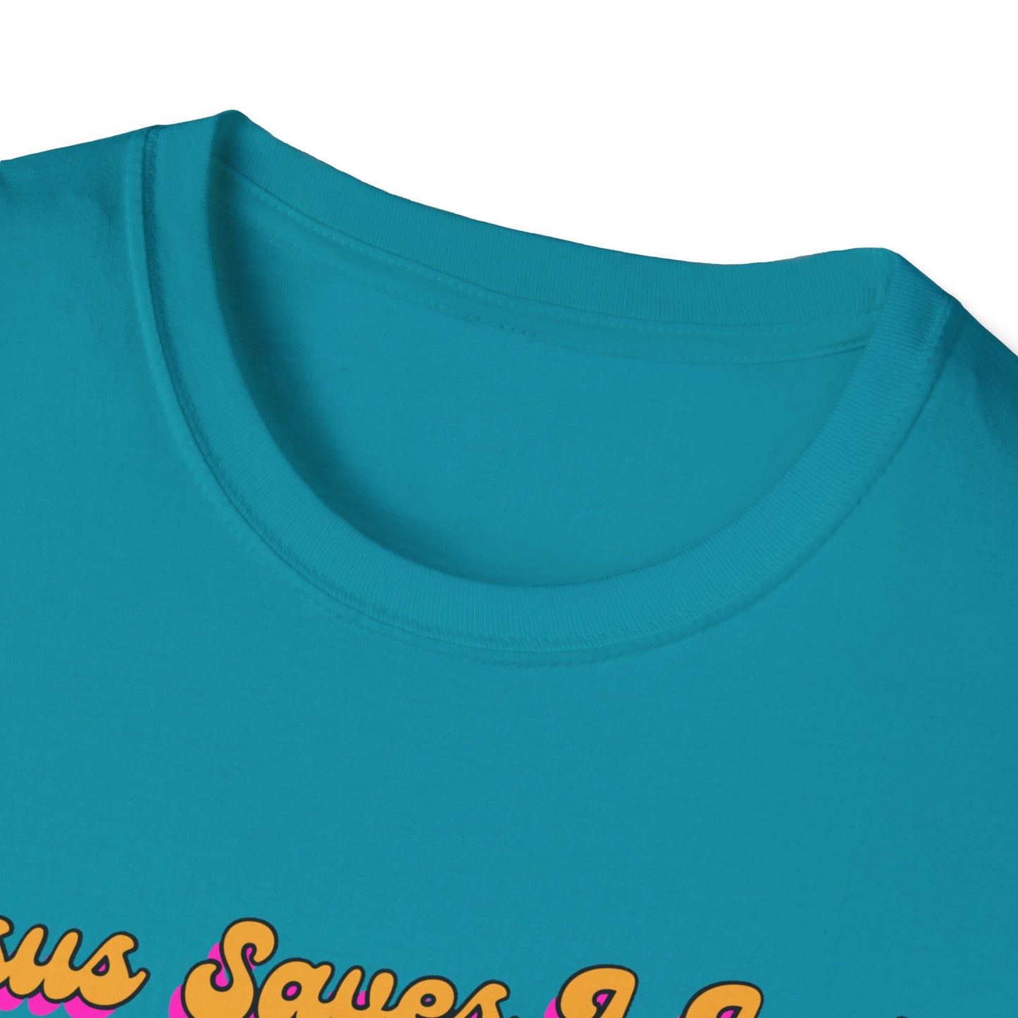 "Jesus Saves, I just Wear the Shirt" Unisex Cotton Softstyle T-Shirt