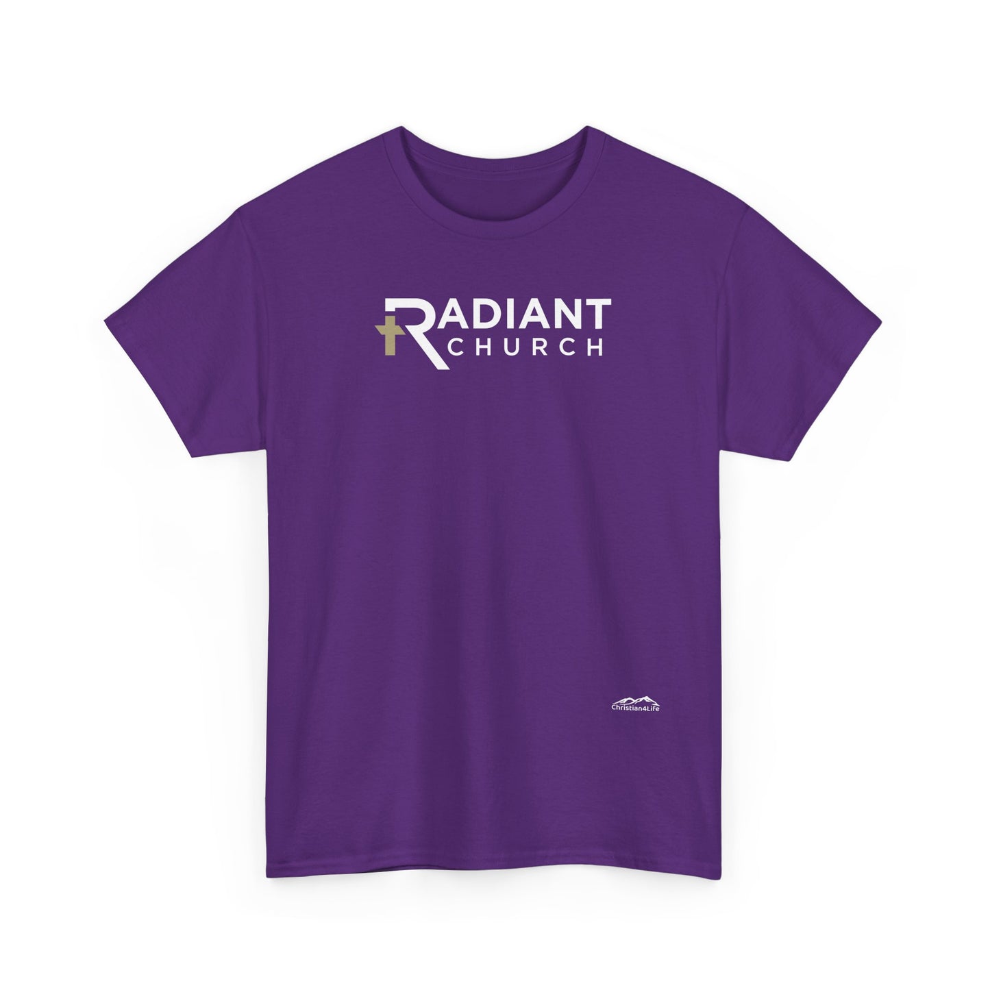 Radiant Church Unisex Cotton Tee | Comfortable Casual Wear, Faith-Based Apparel, Church Events, Gift for Believers, Everyday Style