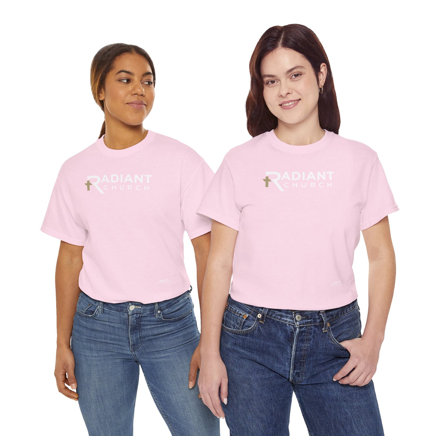 Radiant Church Unisex Cotton Tee | Comfortable Casual Wear, Faith-Based Apparel, Church Events, Gift for Believers, Everyday Style