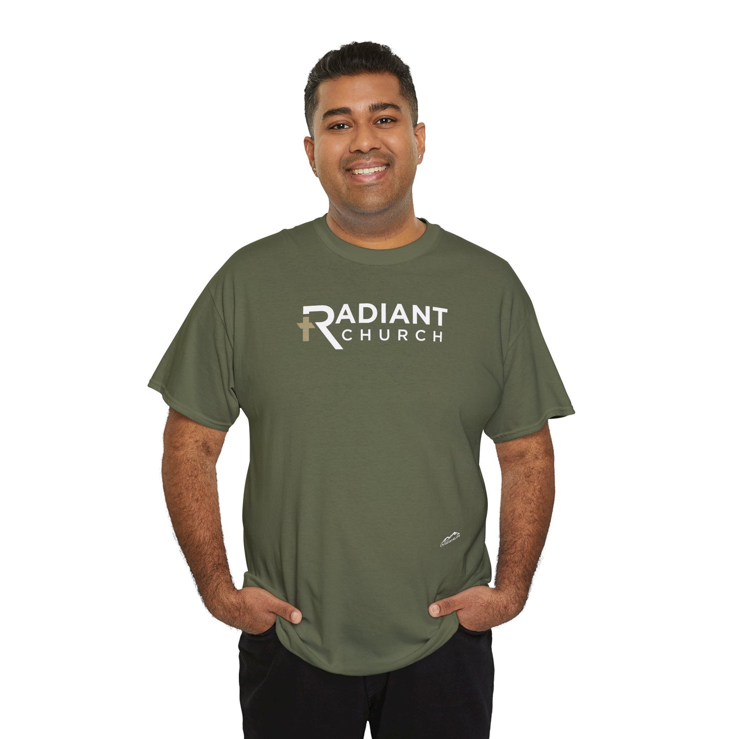 Radiant Church Unisex Cotton Tee | Comfortable Casual Wear, Faith-Based Apparel, Church Events, Gift for Believers, Everyday Style