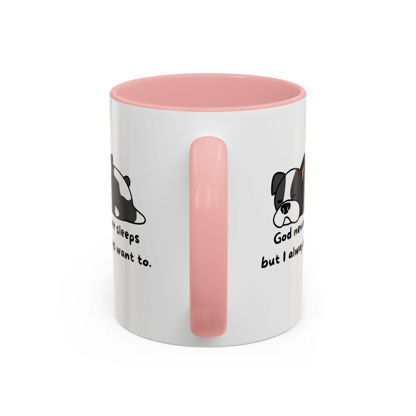 Christian ’God never sleeps’ 11 oz and 15oz Accent Mug multiple colors Christian Mug - Mug