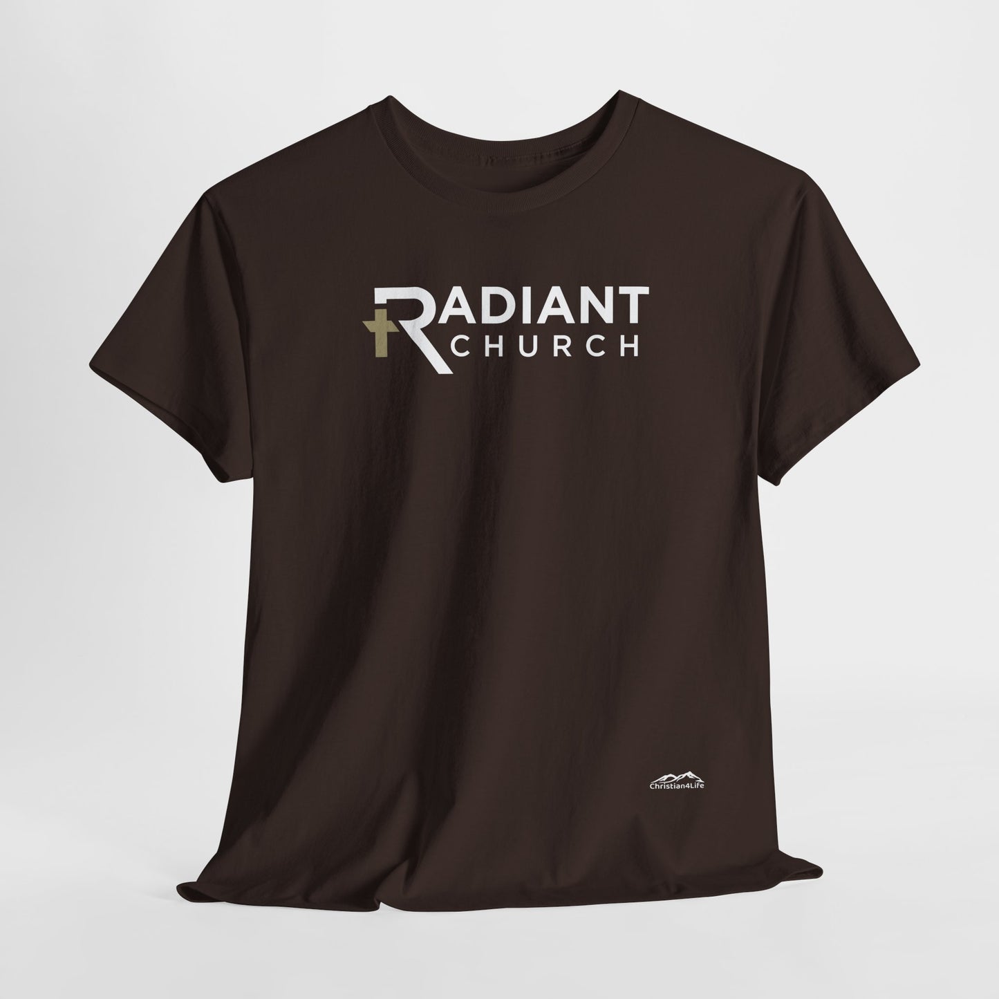 Radiant Church Unisex Cotton Tee | Comfortable Casual Wear, Faith-Based Apparel, Church Events, Gift for Believers, Everyday Style