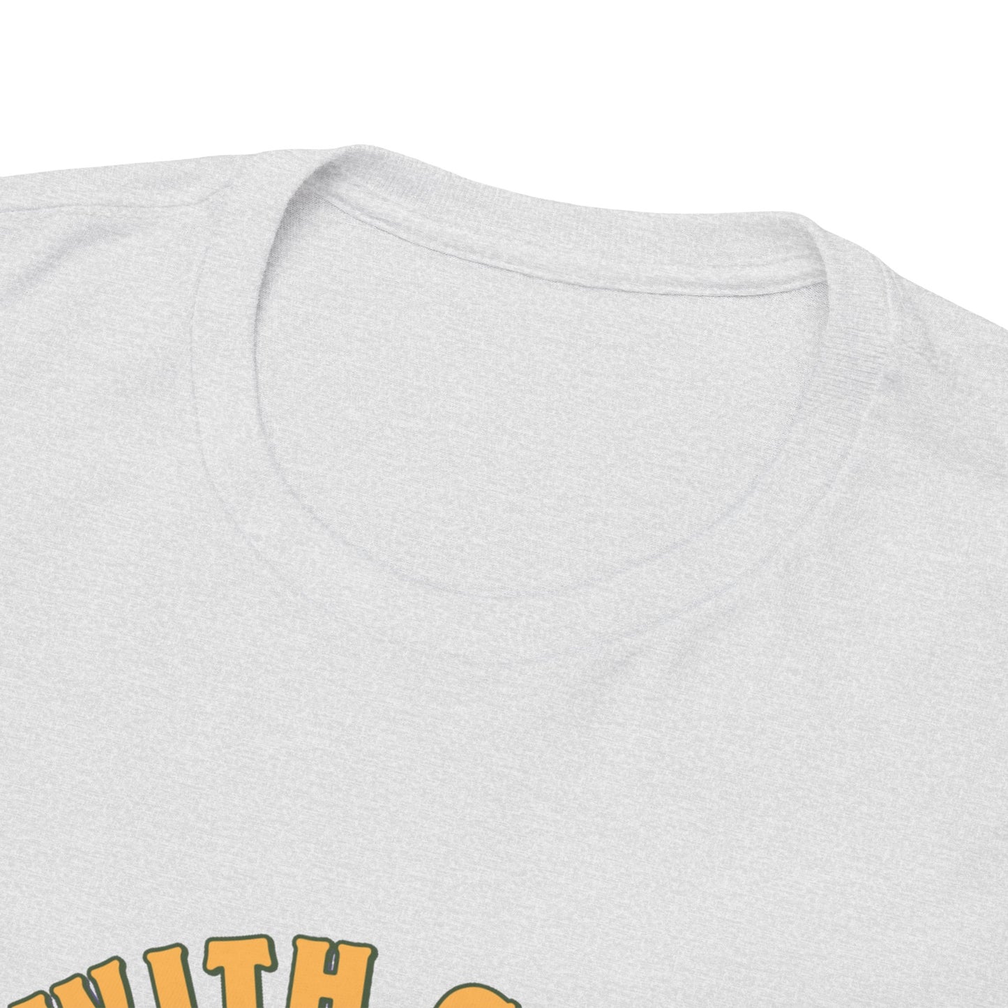 Unisex "With God Nature doesn't need a mother" Heavy Cotton Christian Tee
