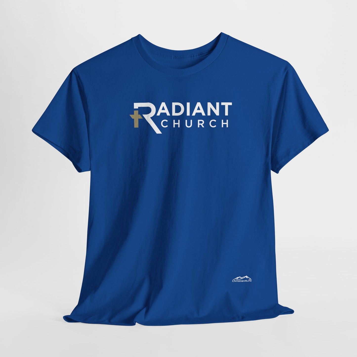 Radiant Church Unisex Cotton Tee | Comfortable Casual Wear, Faith-Based Apparel, Church Events, Gift for Believers, Everyday Style
