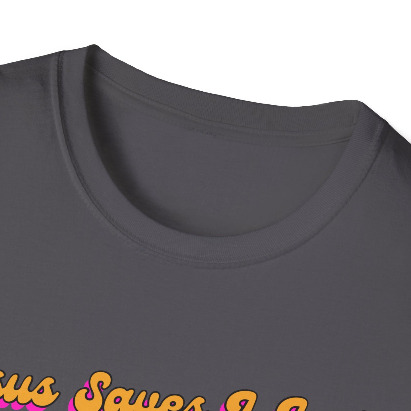 "Jesus Saves, I just Wear the Shirt" Unisex Cotton Softstyle T-Shirt