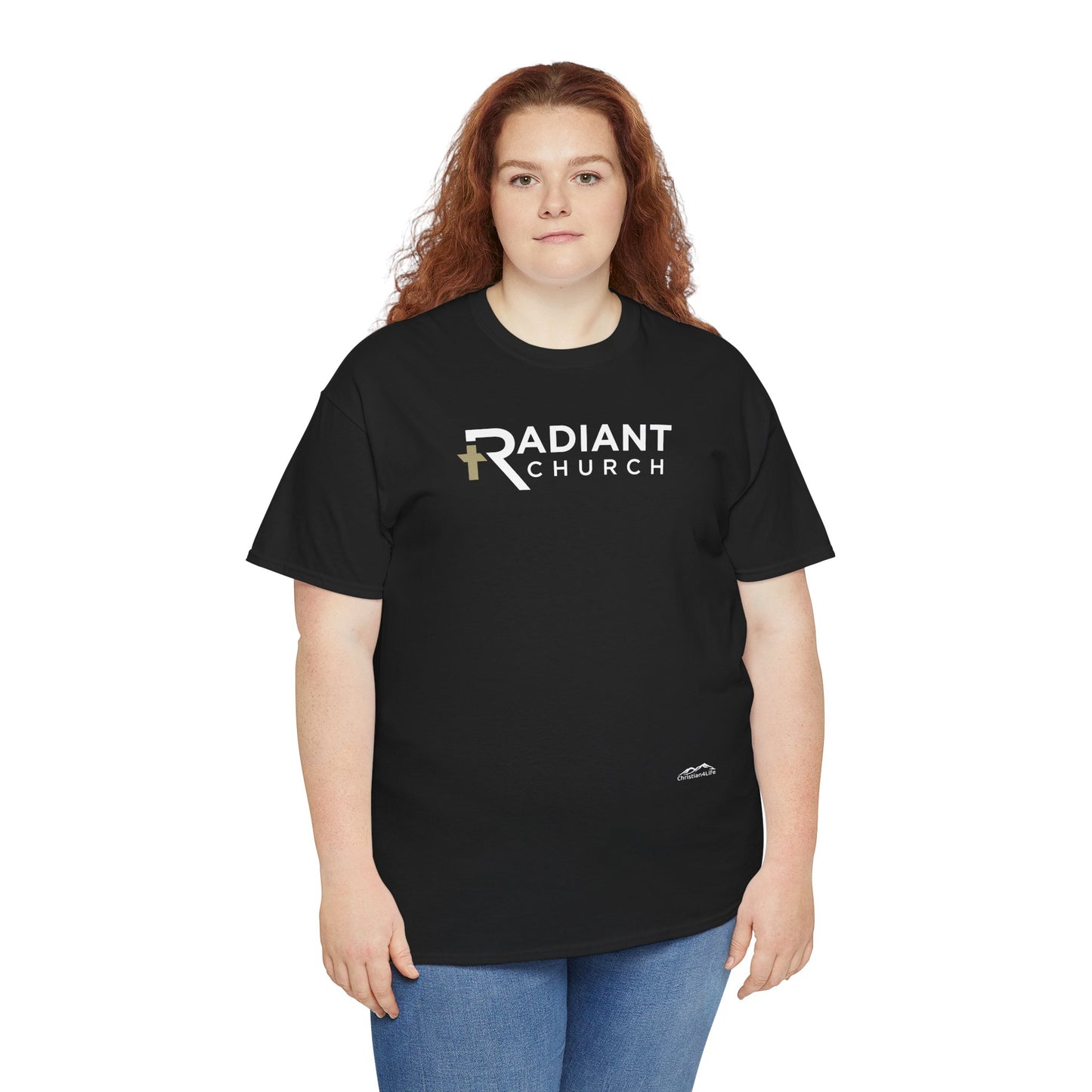 Radiant Church Unisex Cotton Tee | Comfortable Casual Wear, Faith-Based Apparel, Church Events, Gift for Believers, Everyday Style