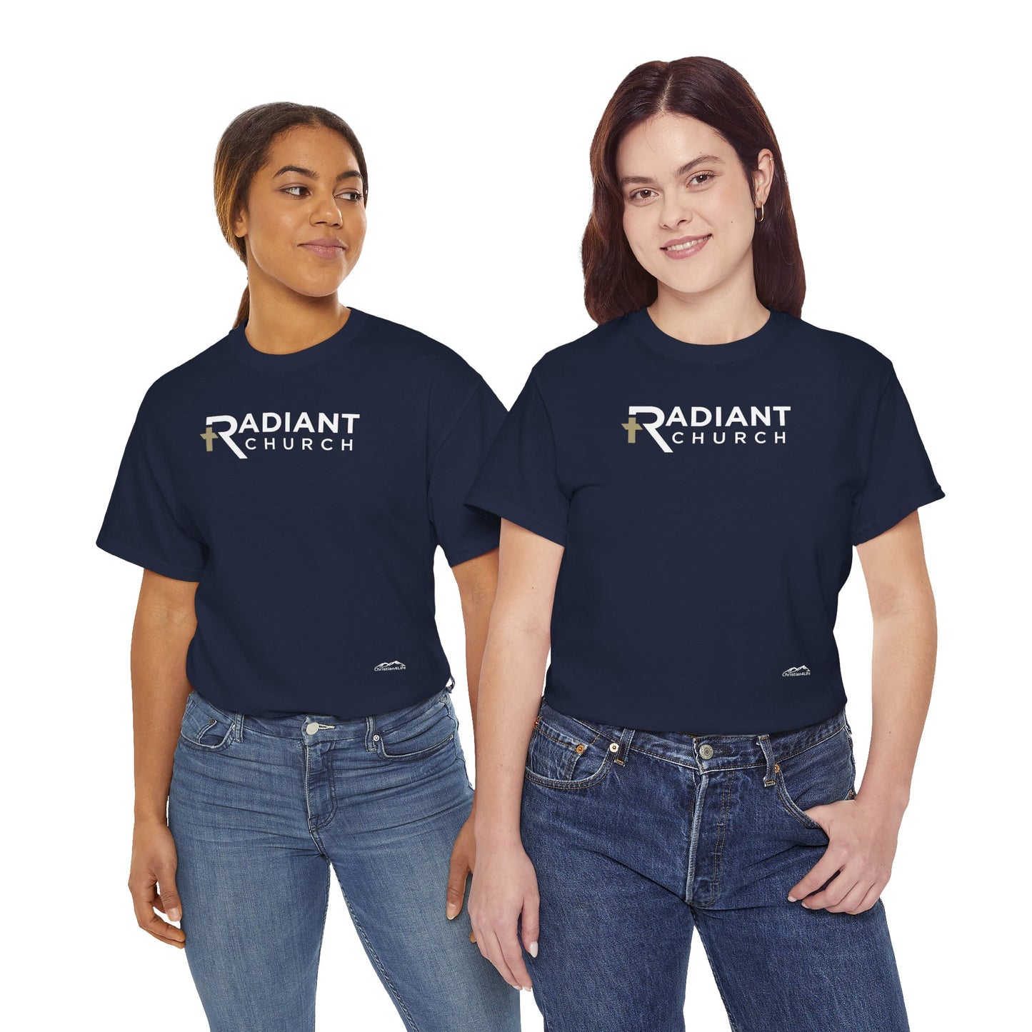 Radiant Church Unisex Cotton Tee | Comfortable Casual Wear, Faith-Based Apparel, Church Events, Gift for Believers, Everyday Style