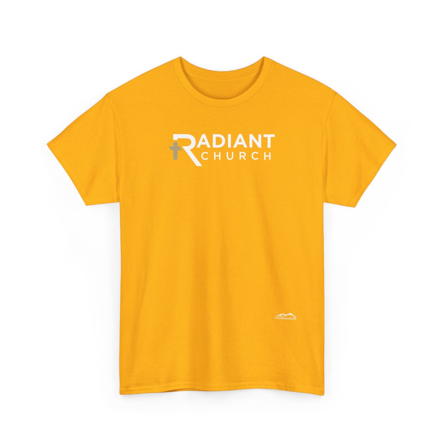 Radiant Church Unisex Cotton Tee | Comfortable Casual Wear, Faith-Based Apparel, Church Events, Gift for Believers, Everyday Style