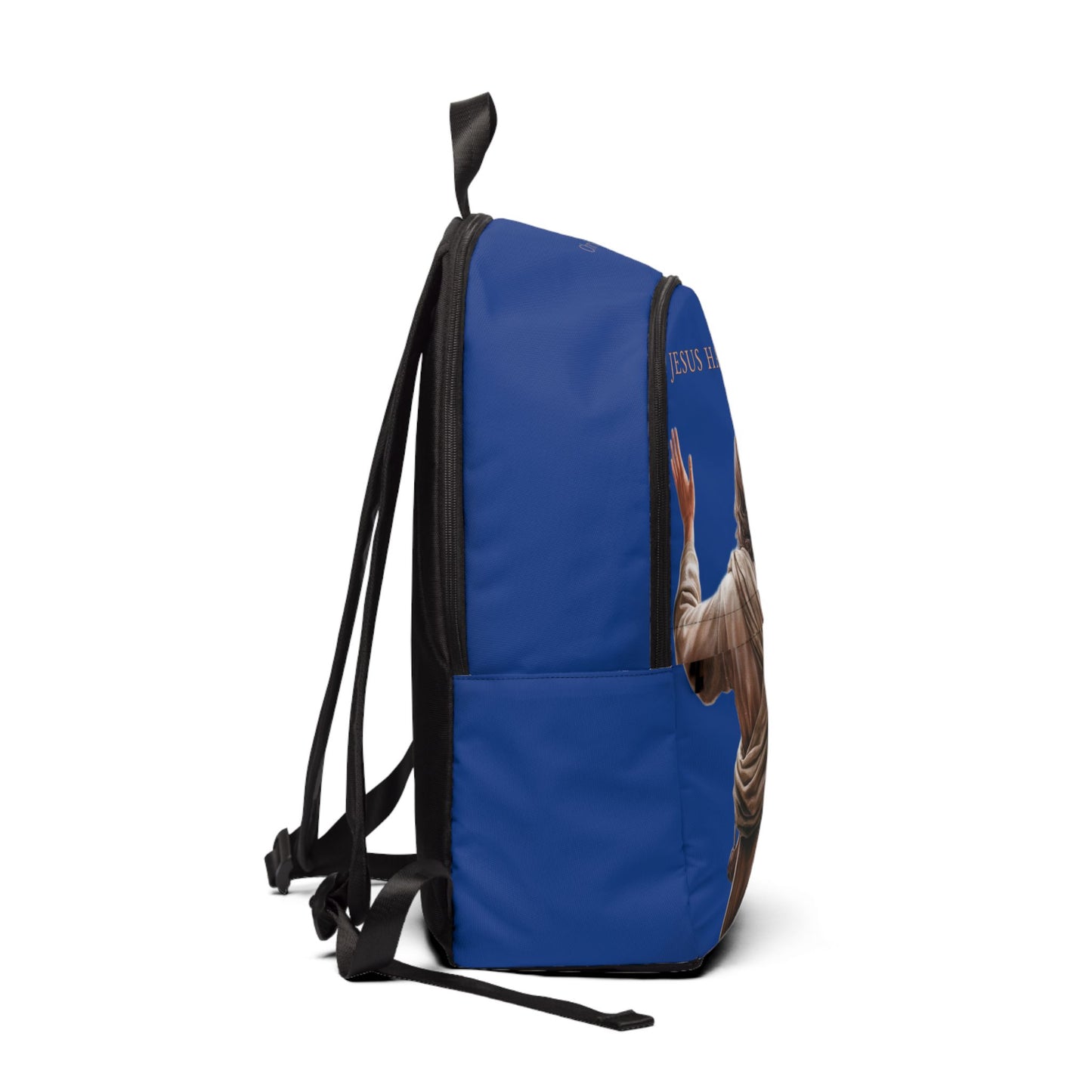 ’Jesus Has My Back’ design Christian Backpack (dark blue) - One size - Bags