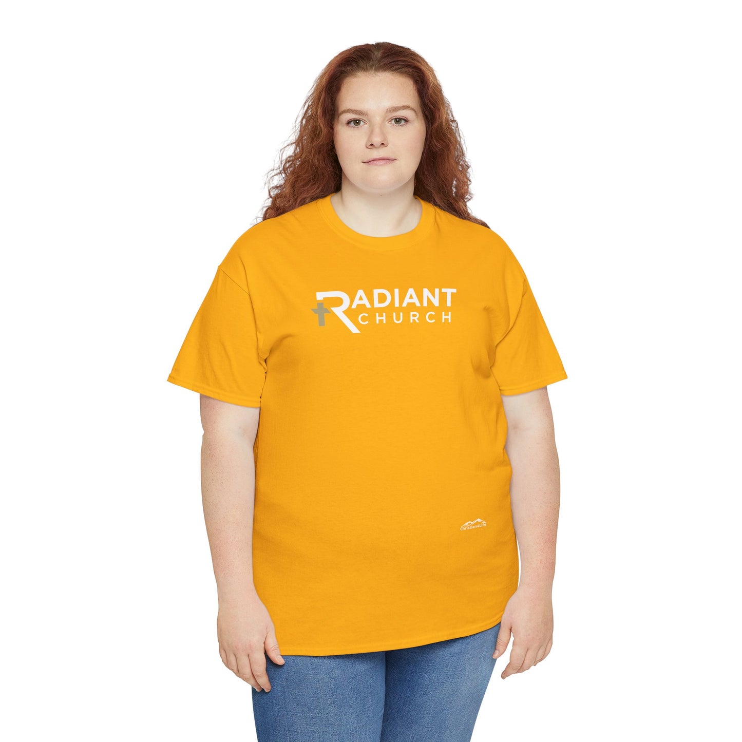 Radiant Church Unisex Cotton Tee | Comfortable Casual Wear, Faith-Based Apparel, Church Events, Gift for Believers, Everyday Style