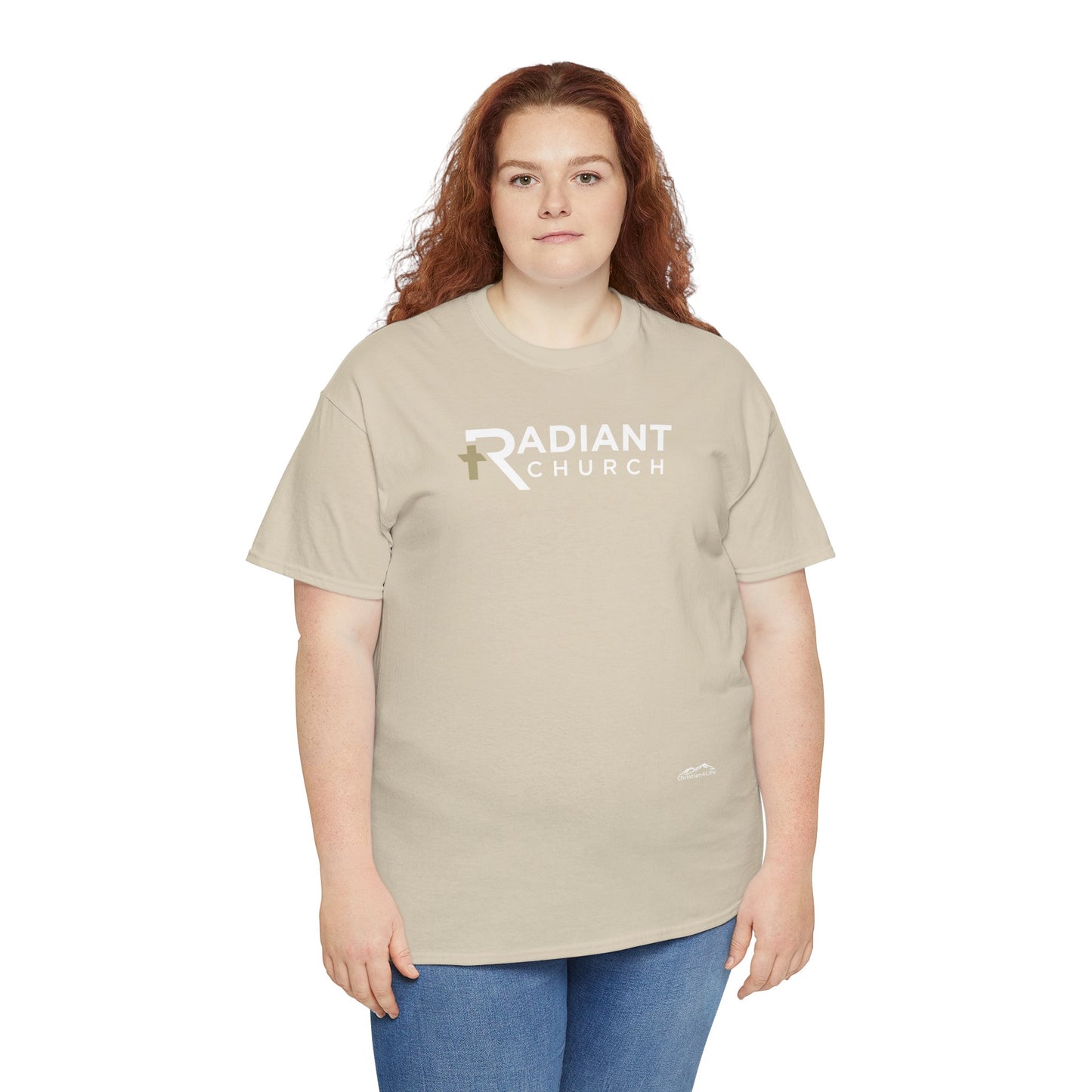Radiant Church Unisex Cotton Tee | Comfortable Casual Wear, Faith-Based Apparel, Church Events, Gift for Believers, Everyday Style
