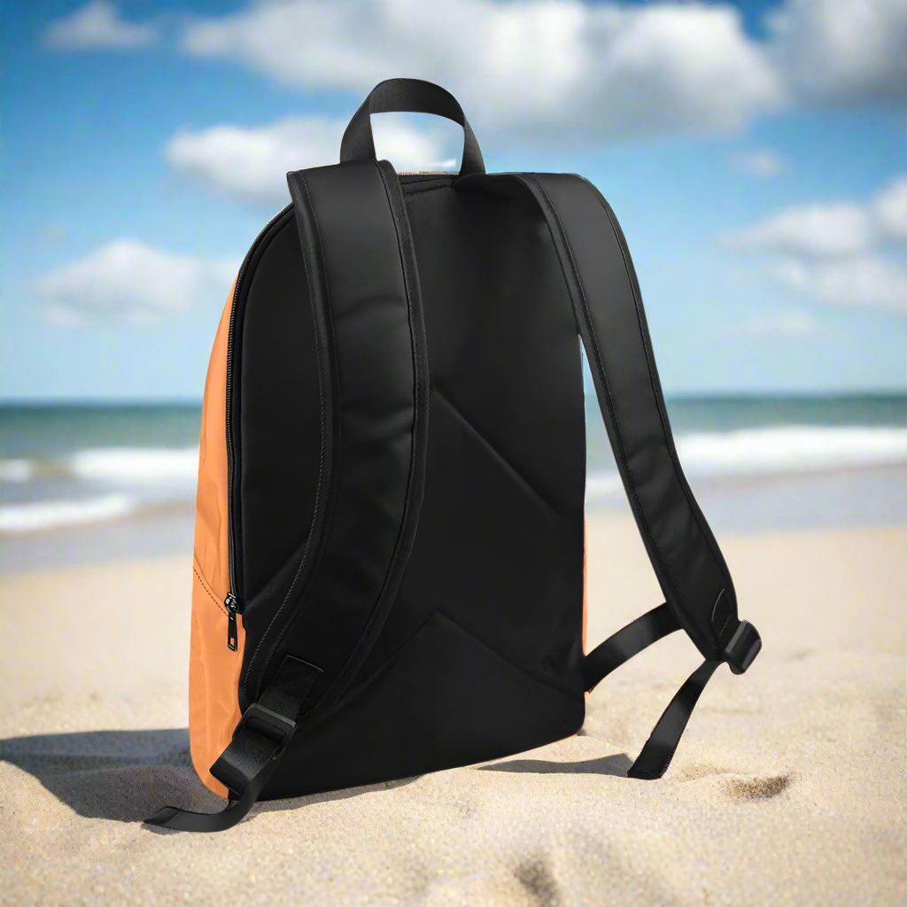 "Jesus Has My Back" Graphic design Christian Backpack (Choose Orange Shade)