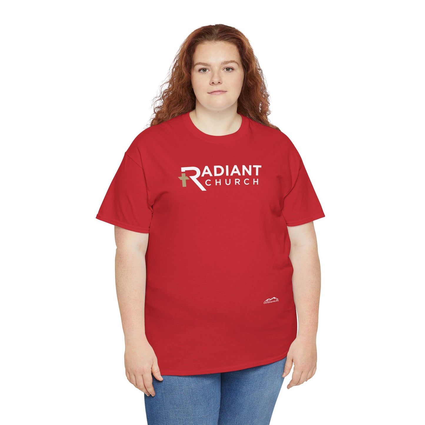 Radiant Church Unisex Cotton Tee | Comfortable Casual Wear, Faith-Based Apparel, Church Events, Gift for Believers, Everyday Style