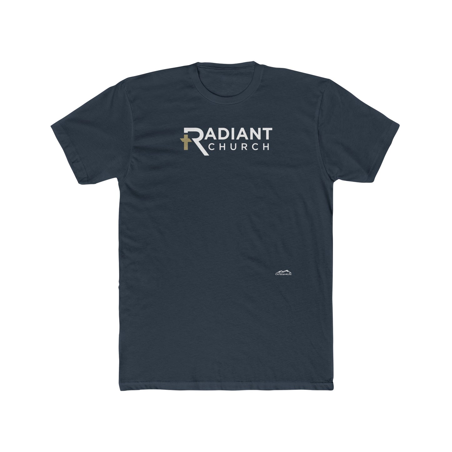 Radiant Church Unisex Cotton Crew Tee - Comfortable Casual Wear for Church Events, Group Gatherings, Faith Inspiration