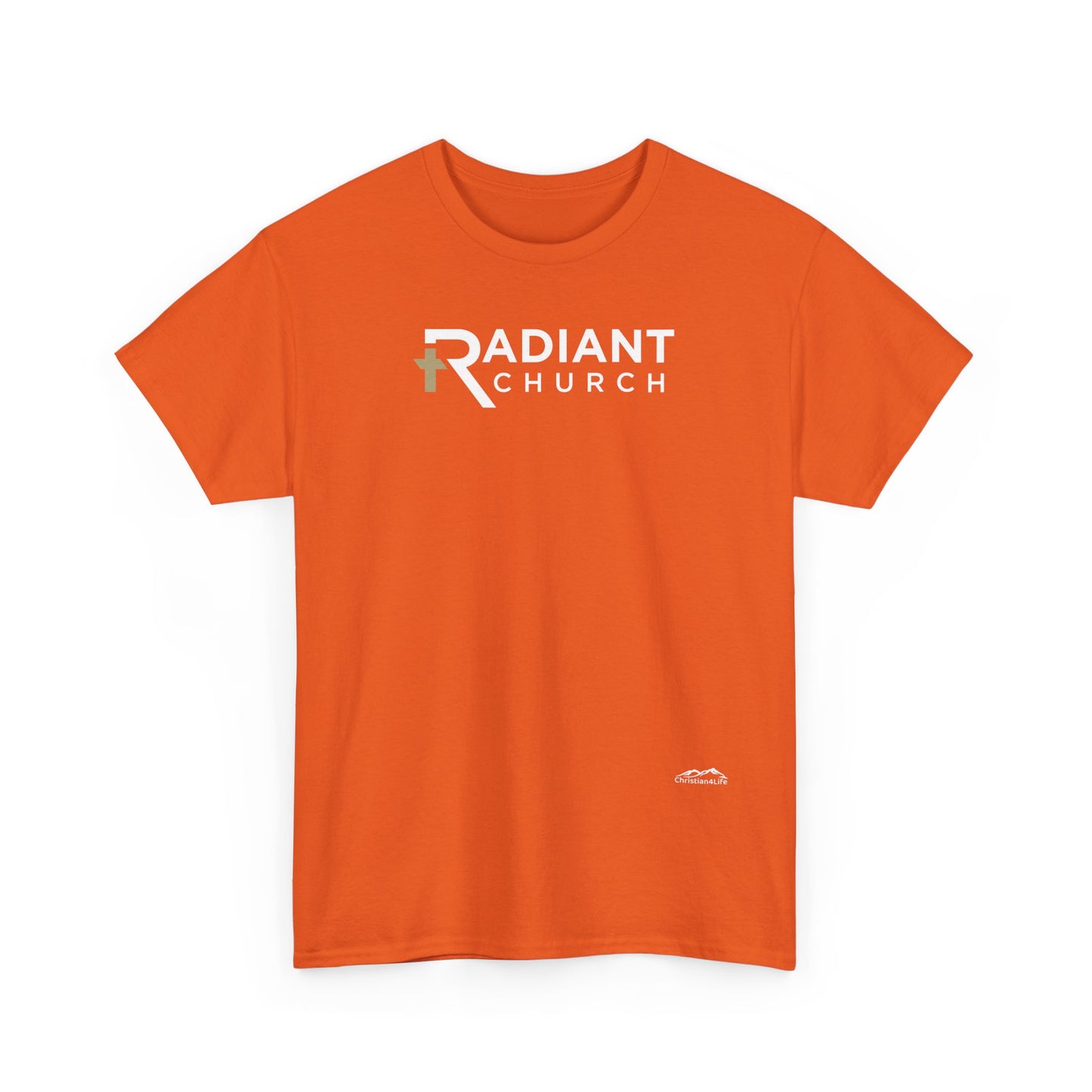 Radiant Church Unisex Cotton Tee | Comfortable Casual Wear, Faith-Based Apparel, Church Events, Gift for Believers, Everyday Style