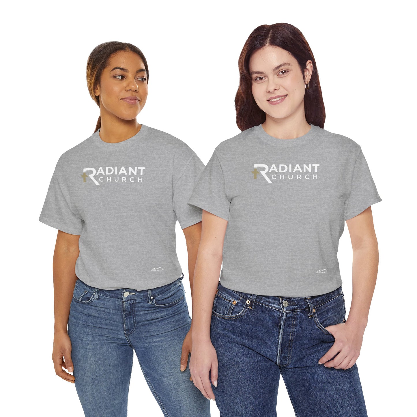 Radiant Church Unisex Cotton Tee | Comfortable Casual Wear, Faith-Based Apparel, Church Events, Gift for Believers, Everyday Style