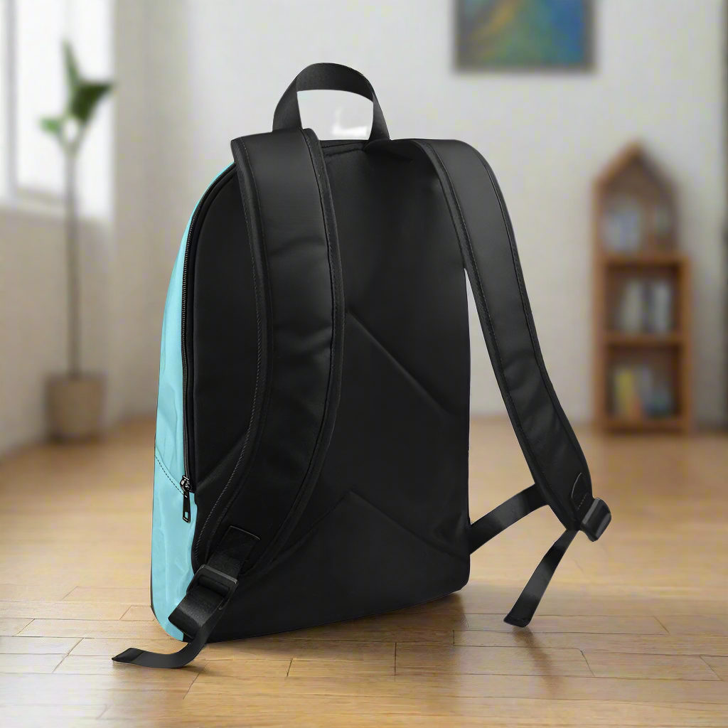 "Jesus Has My Back" design Christian Backpack (Choose Blue Shade)
