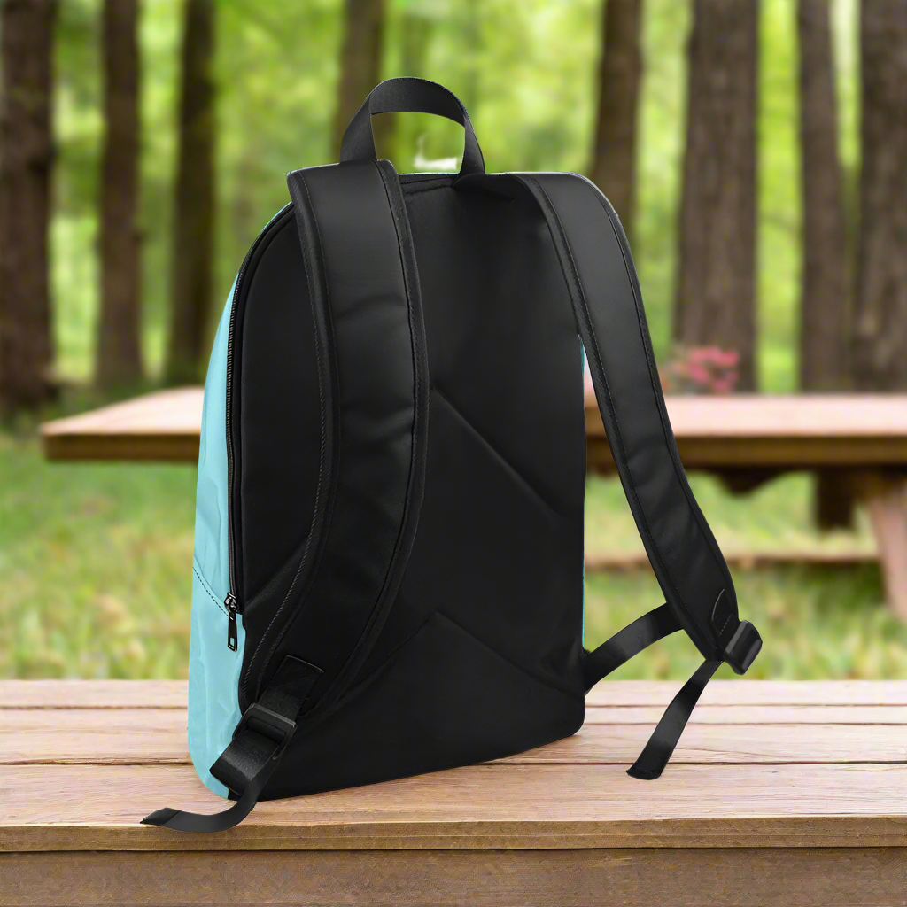 "Jesus Has My Back" design Christian Backpack (Choose Blue Shade)