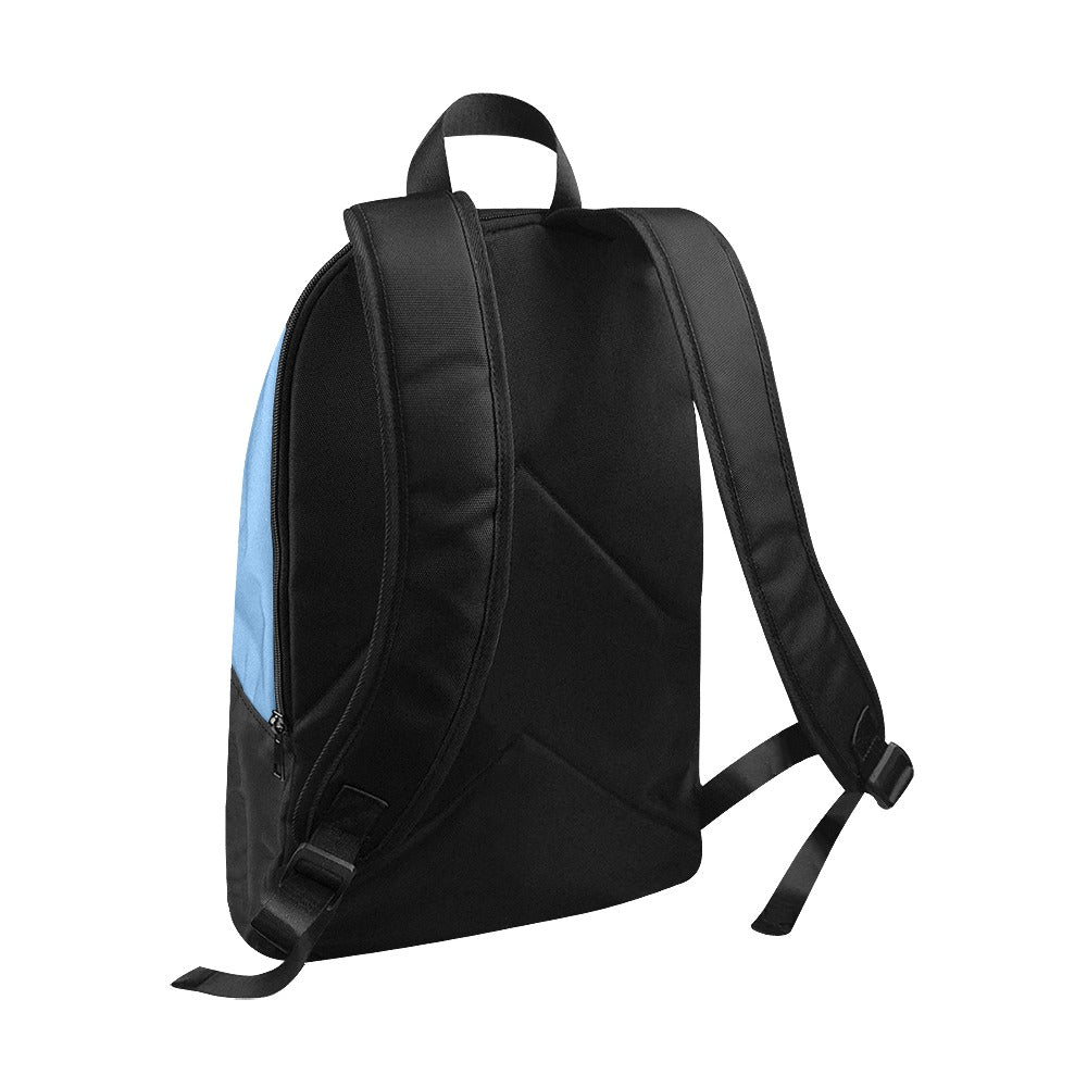 "Jesus Has My Back" Christian Backpack-Black Side Accent (Choose Green or Blue shades)