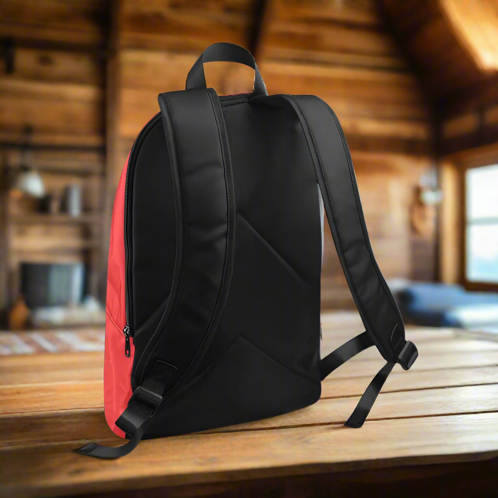 "Jesus Has My Back" Christian Backpack (Choose Red Shade)