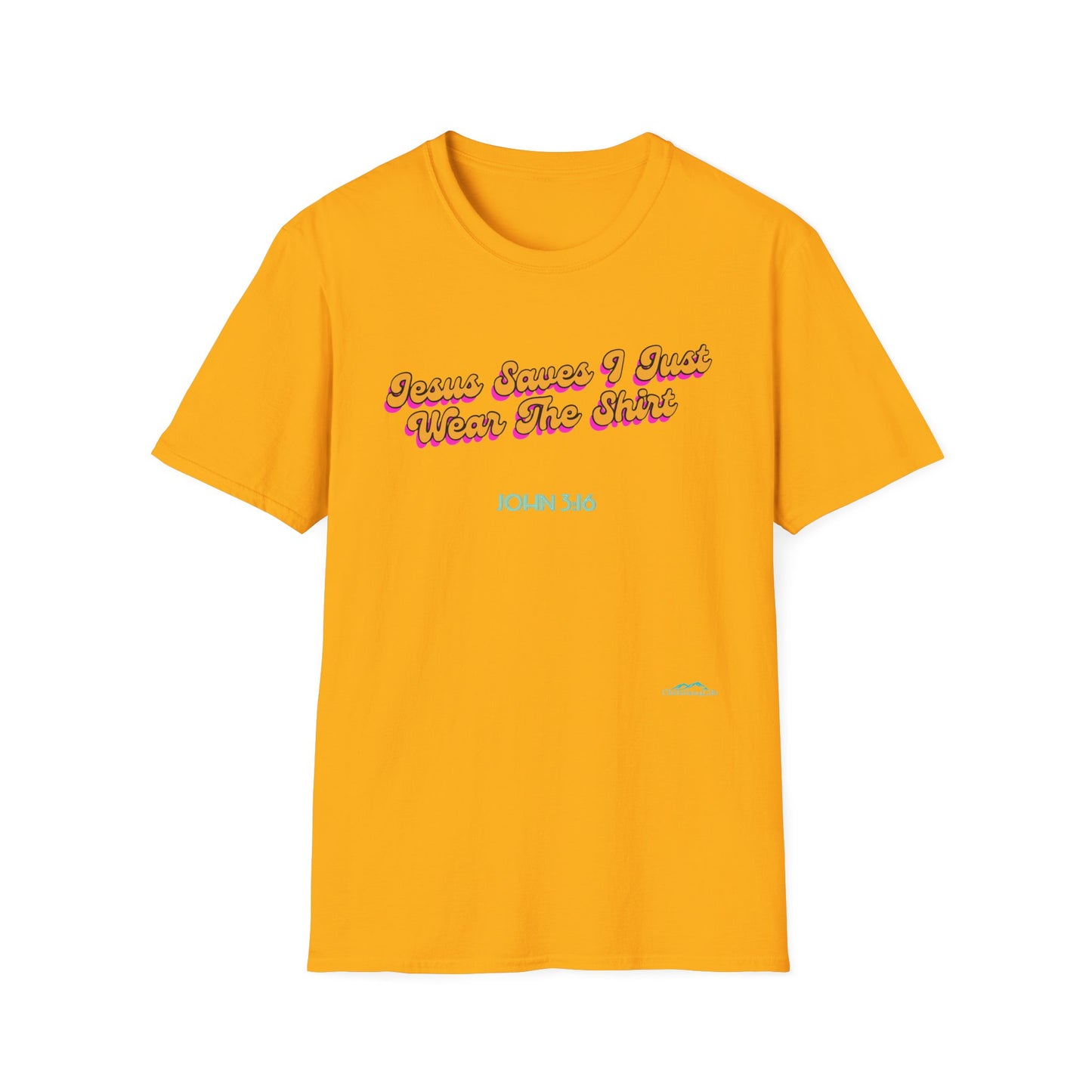 "Jesus Saves, I just Wear the Shirt" Unisex Cotton Softstyle T-Shirt