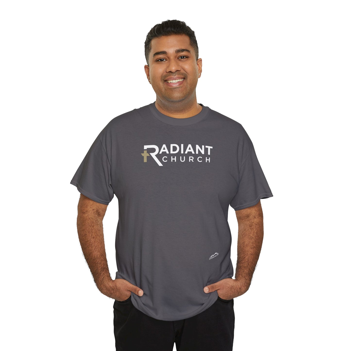 Radiant Church Unisex Cotton Tee | Comfortable Casual Wear, Faith-Based Apparel, Church Events, Gift for Believers, Everyday Style